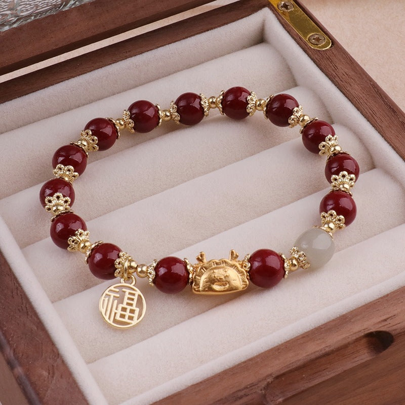 Pulsera de Joyería Natural Lucky Dragon
