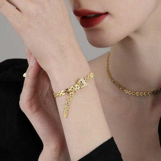 Belt natural stone bracelet