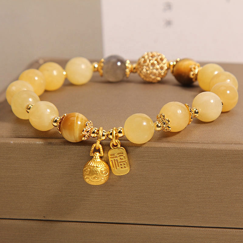 Pulsera de cristal natural Lucky Beast