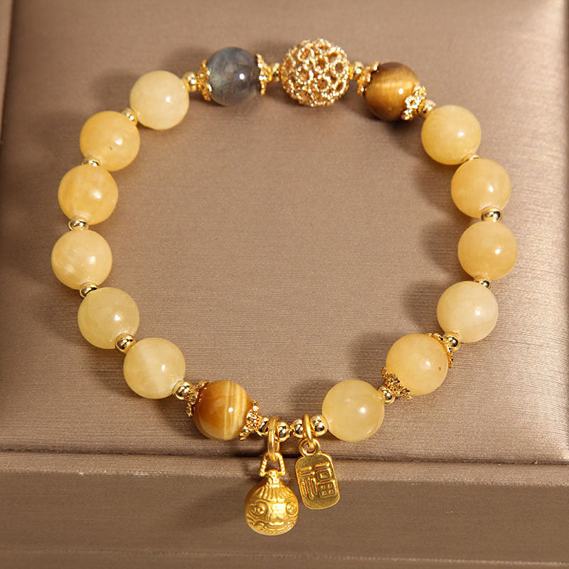 Pulsera de cristal natural Lucky Beast
