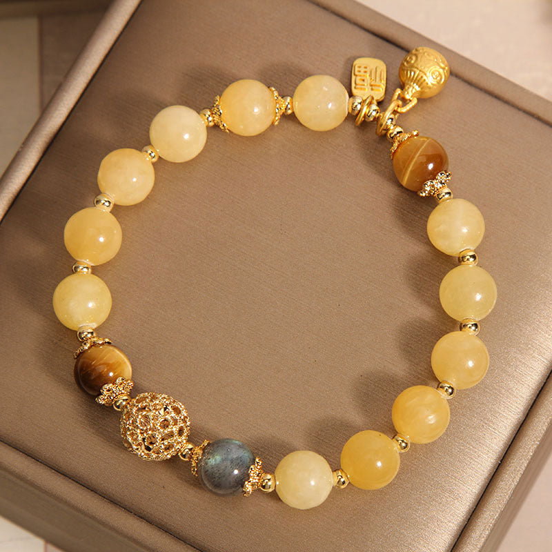 Pulsera de cristal natural Lucky Beast