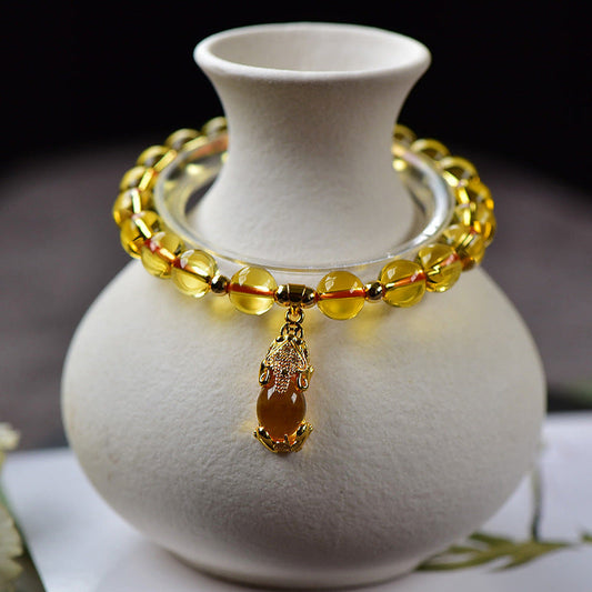 The Financial Security  • Citrine Bracelet