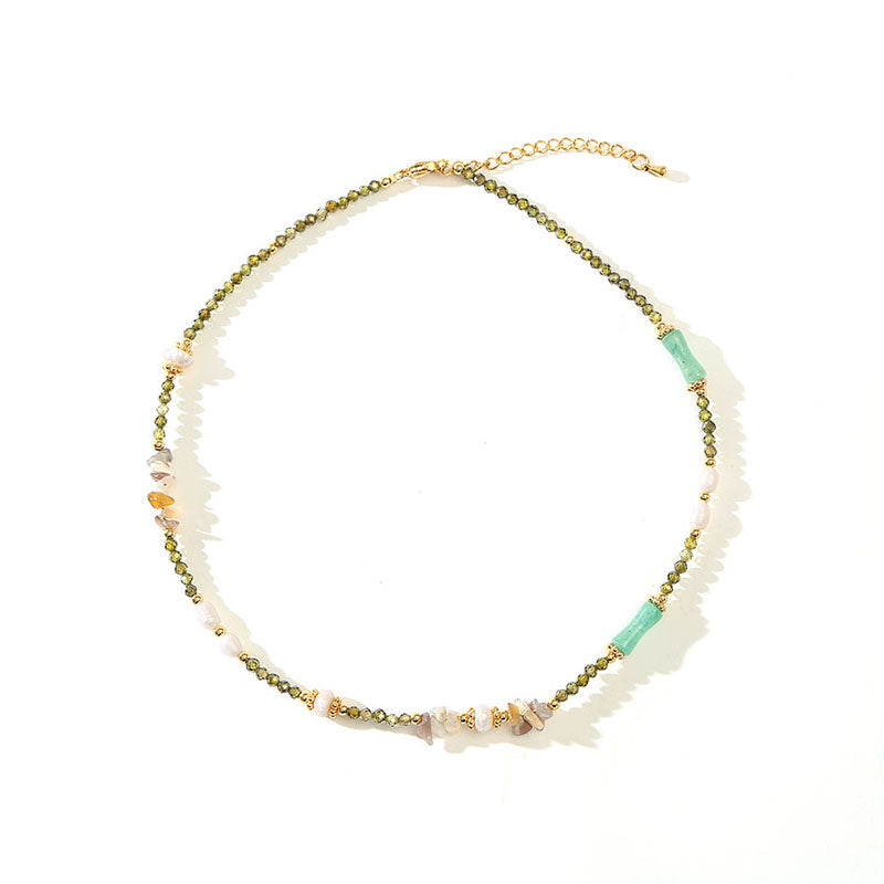Baroque Pearl Natural Agate Bracelet Necklace