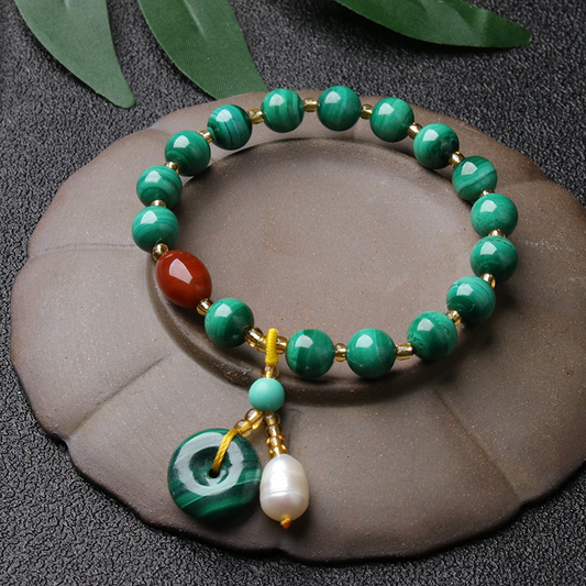 Malachite • agate Bracelet
