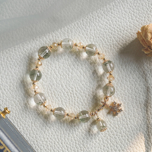Snowflake Ghost Crystal Bracelet