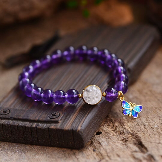 Butterfly • Amethyst Bracelet