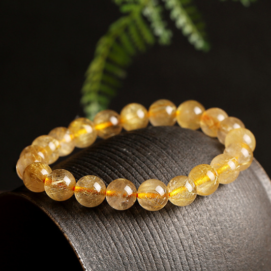 The Golden Purification • Titanium crystal Bracelet