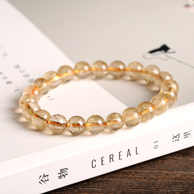 The Golden Purification · Titanium crystal Bracelet