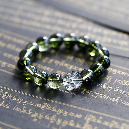 Green Ghost Agate Bracelet
