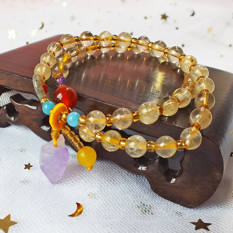 The Golden Glow Citrine Wealth Bracelet