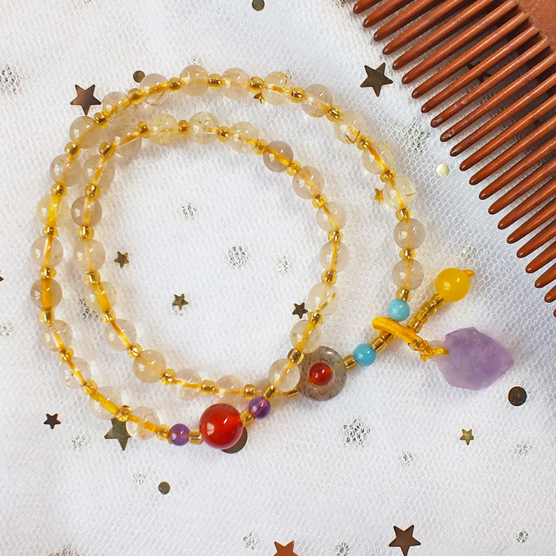 The Golden Glow Citrine Wealth Bracelet
