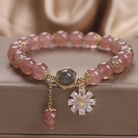 Daisy • Strawberry Crystal Bracelet