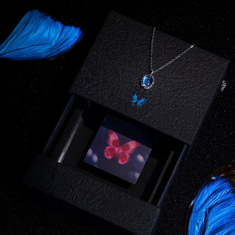 Blue Morpho Butterfly Bracelet