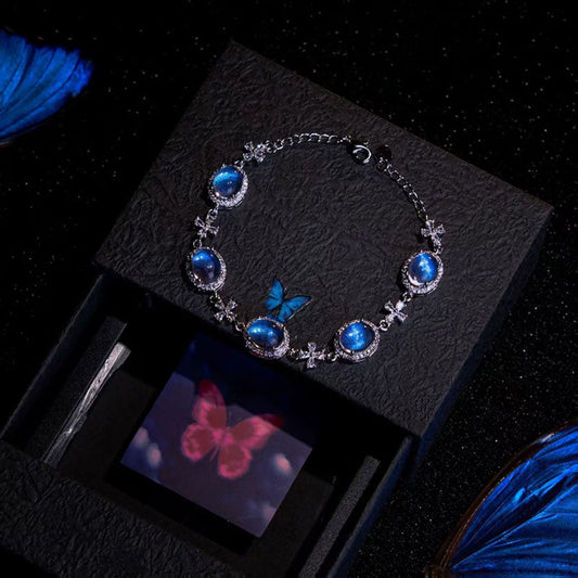 Blue Morpho Butterfly Bracelet