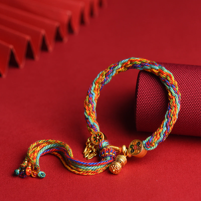 Pulsera Reencarnación Tejida a Mano