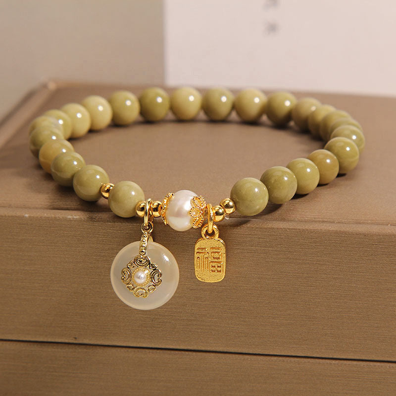 Pulsera de ágata natural de moda