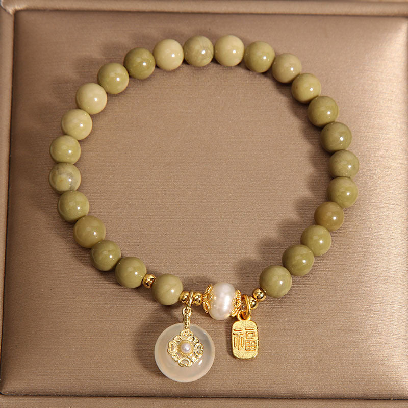 Pulsera de ágata natural de moda