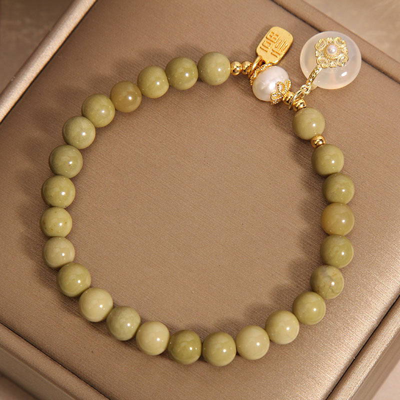 Pulsera de ágata natural de moda