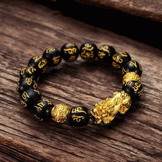 Pixiu Obsidian Wealth Bracelet