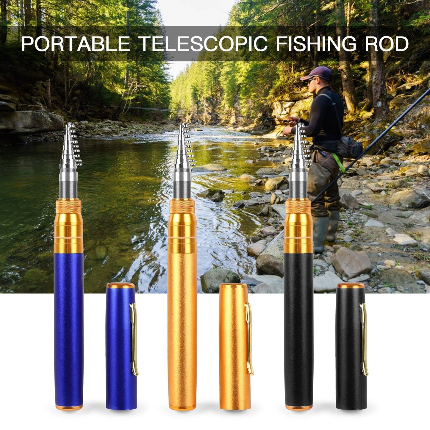 🔥2025 Hot sale🎣Pocket Fishing Rods