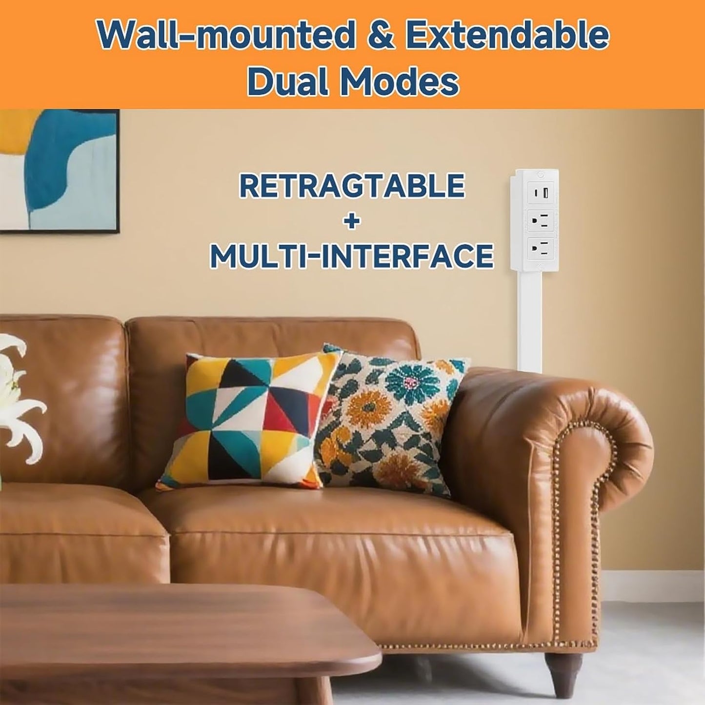 180° Rotatable Extension Outlet