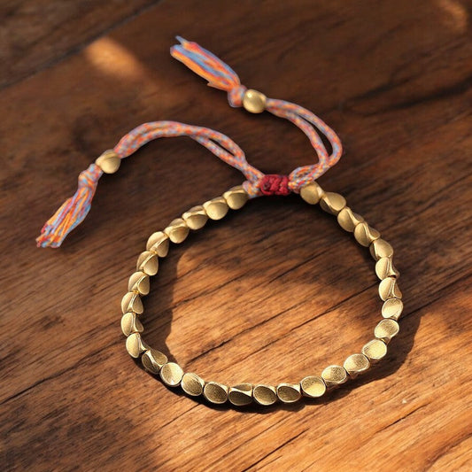 Tibetan Copper Beads Bracelet