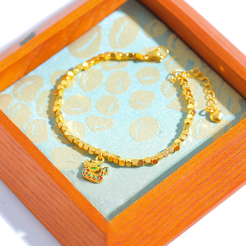 Small square bead magic cube necklace bracelet