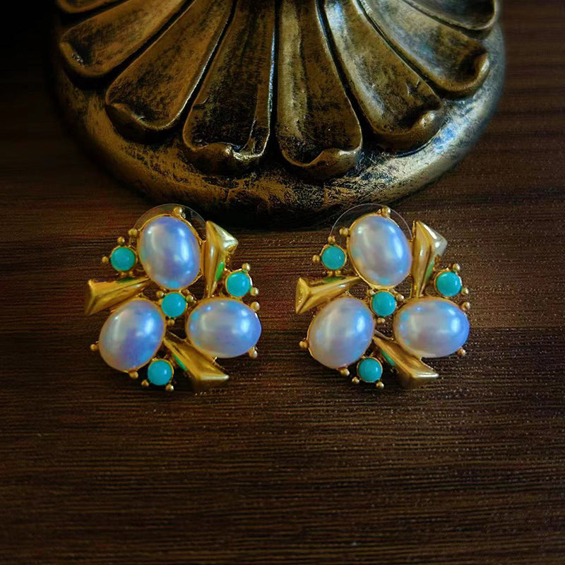 Conjunto de Pendientes, Pulsera y Collar de Perlas Naturales de Agua Dulce de Alta Calidad