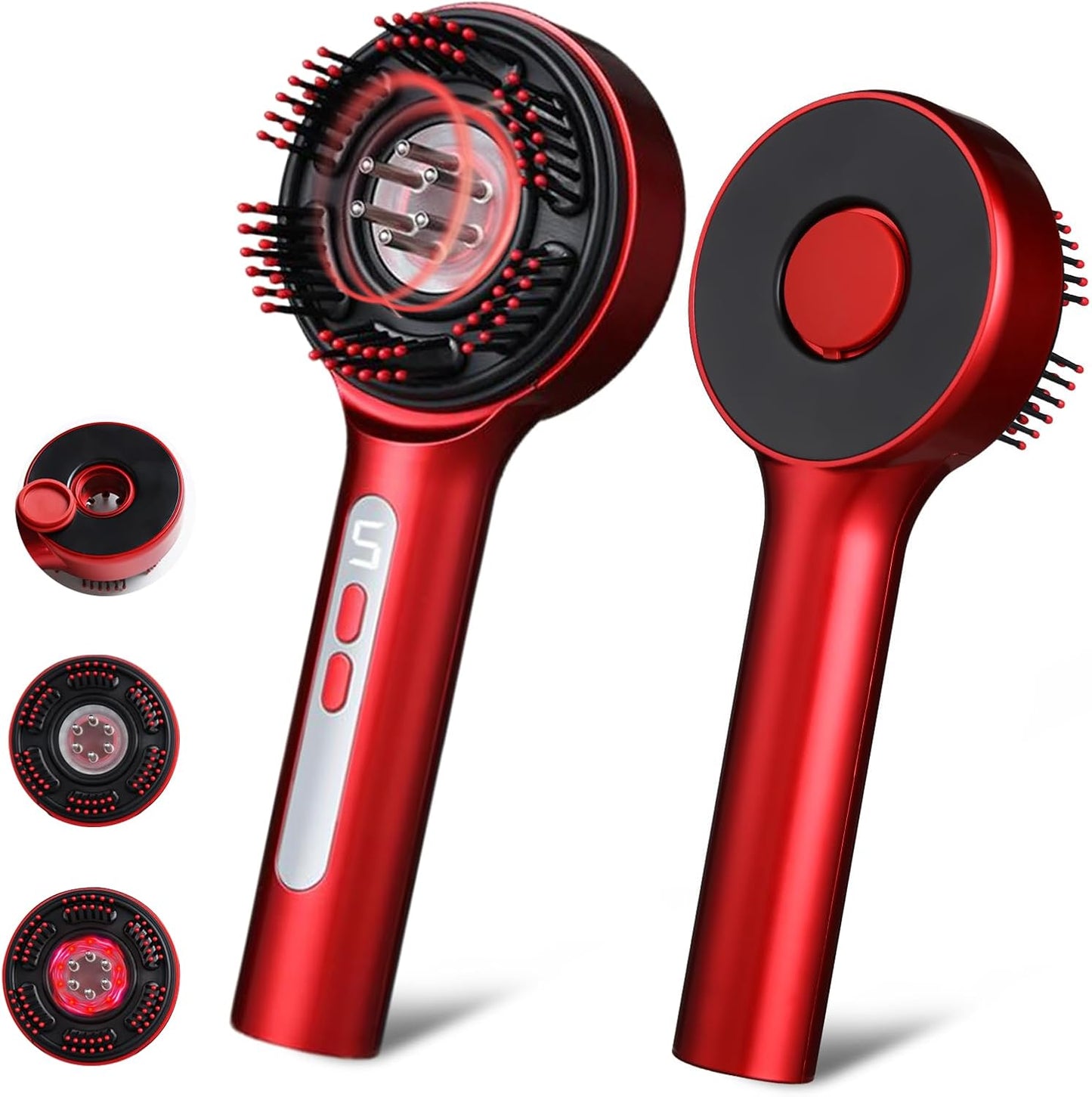 BREEZEVELL 3-in-1 Electric Scalp Massage Comb