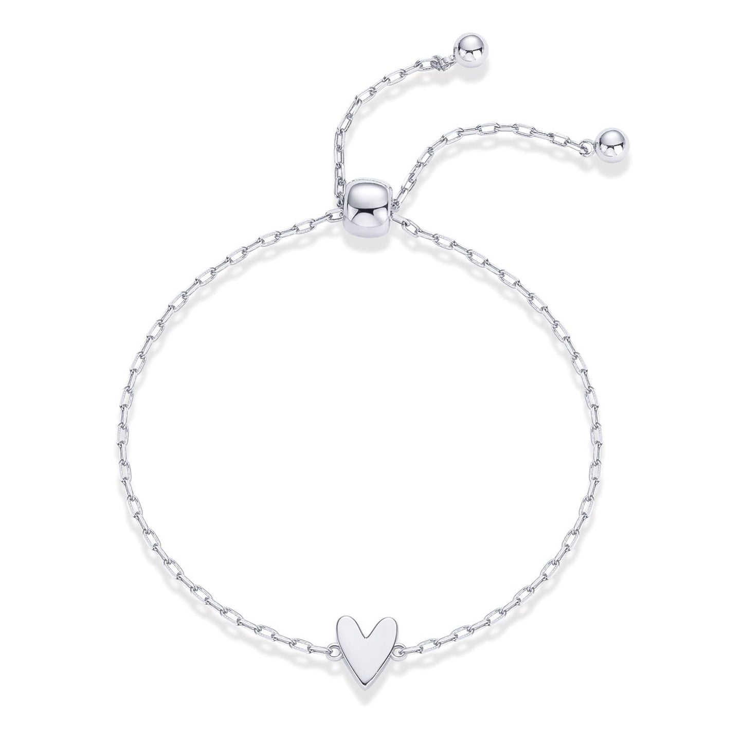 Couple heart bracelet