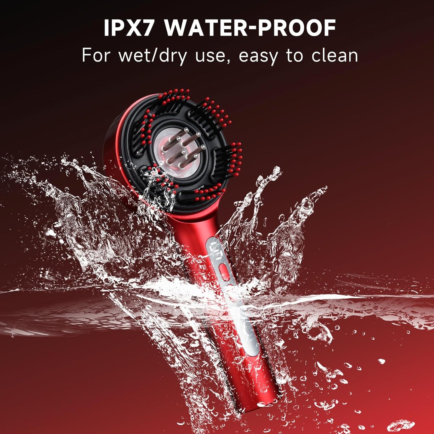 BREEZEVELL 3-in-1 Electric Scalp Massage Comb