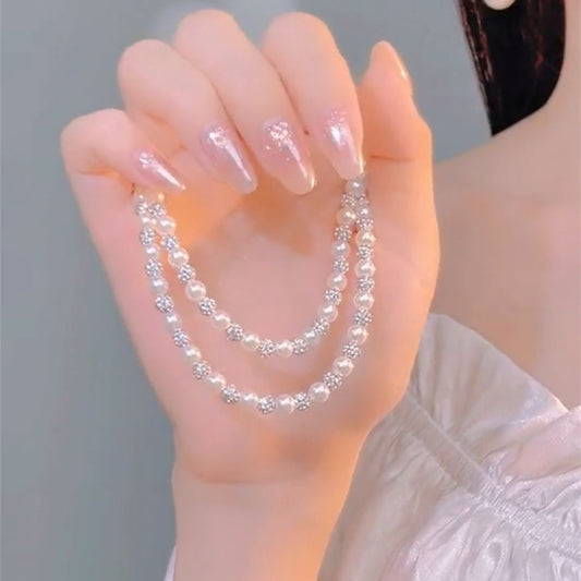 Starry Sky Natural Freshwater Pearl Bracelet Necklace