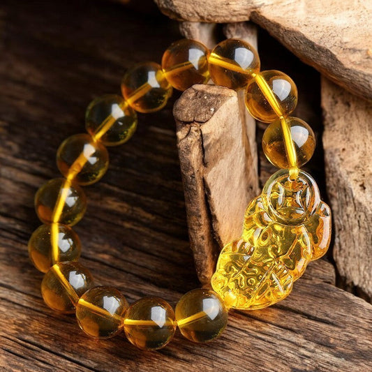 Citrine Pixiu Protection Bracelet