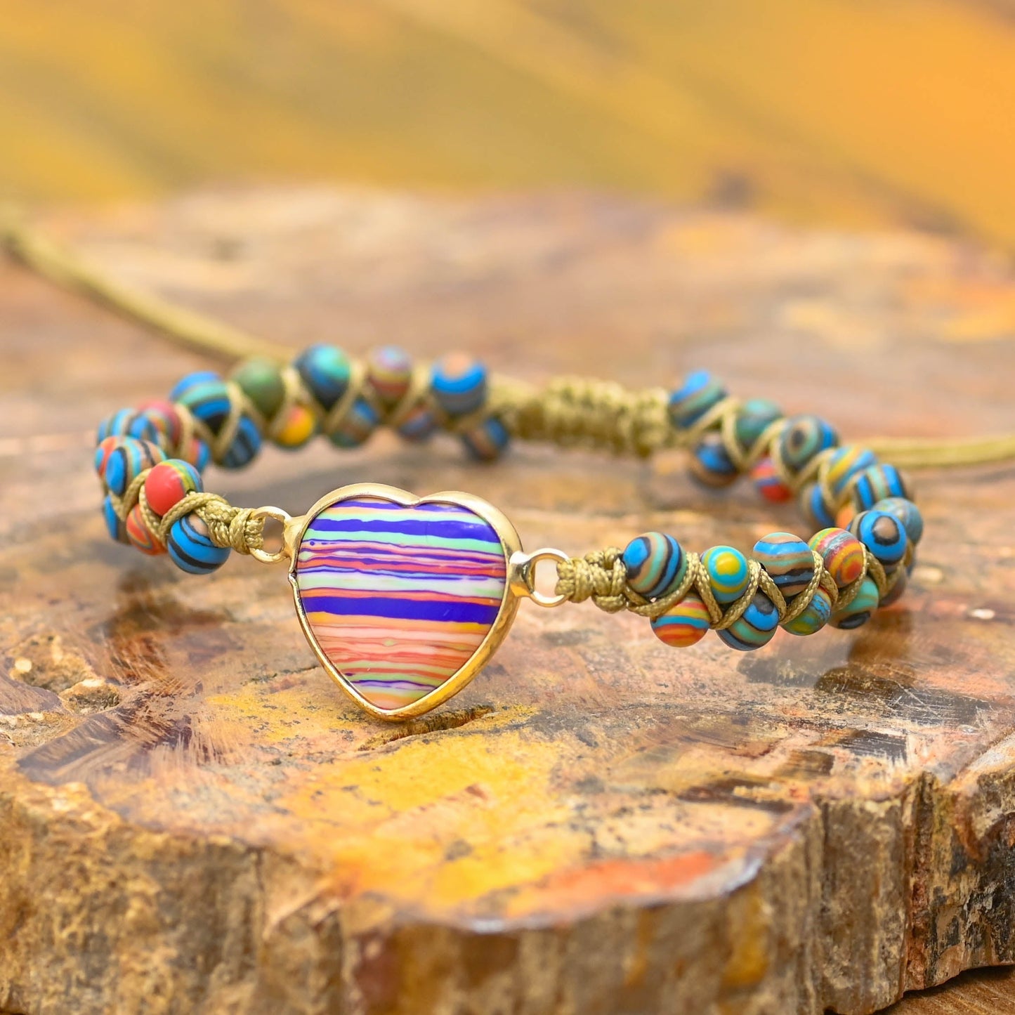 Pulsera de la amistad de jaspe imperial