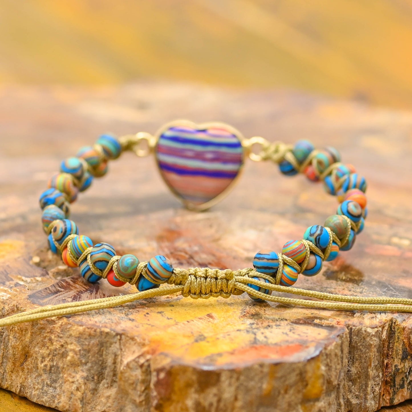 Pulsera de la amistad de jaspe imperial