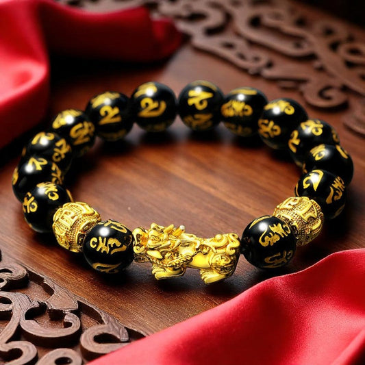 Pixiu Obsidian Wealth Bracelet