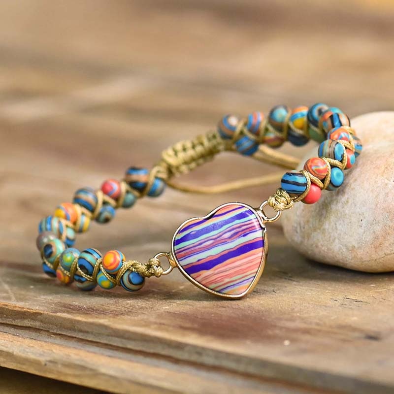 Pulsera de la amistad de jaspe imperial