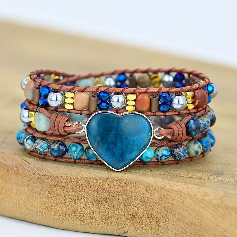 Blue Apatite Protection Bracelet
