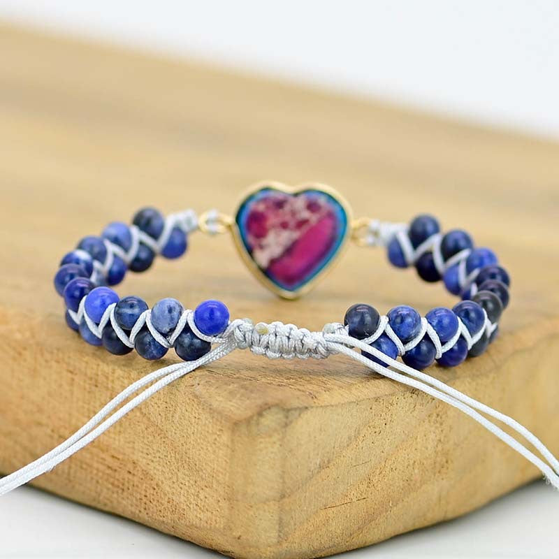 Blue Jasper Love Bracelet