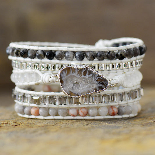 White Labradorite Bracelet