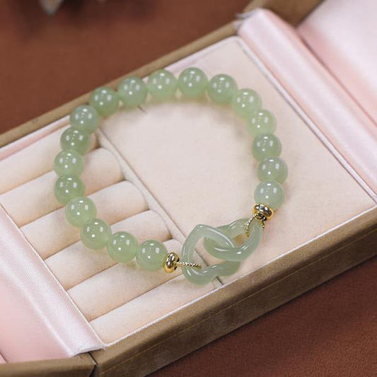 Accompany • Emerald Jade stone bracelet