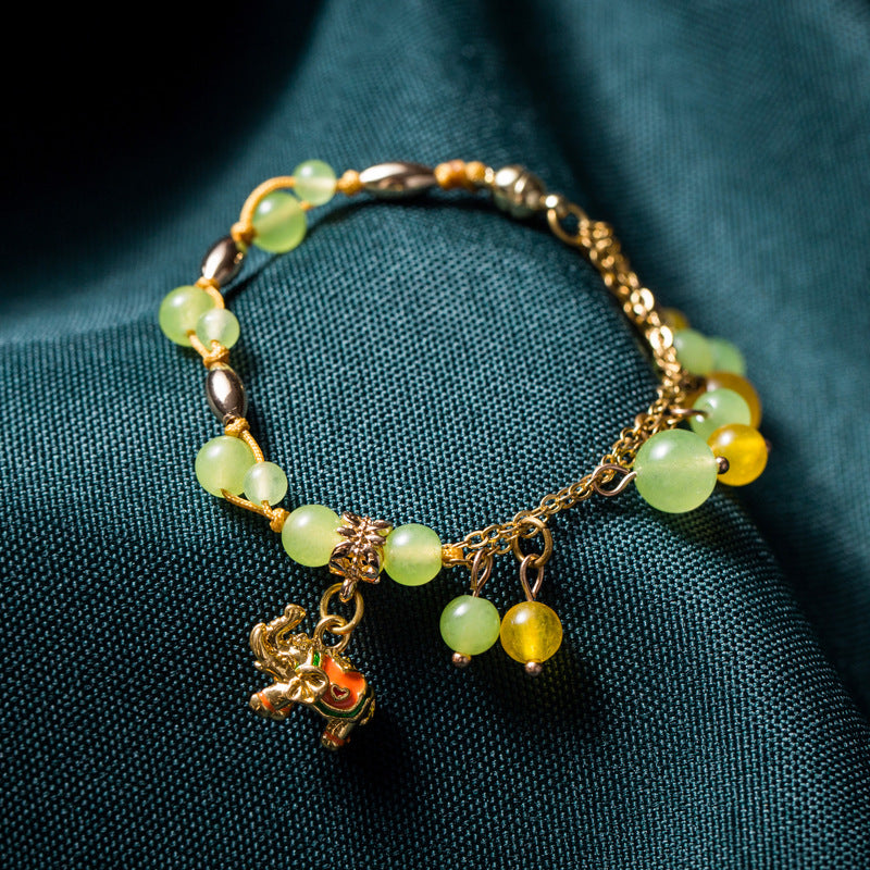 Elephant Crystal Beach Bracelet