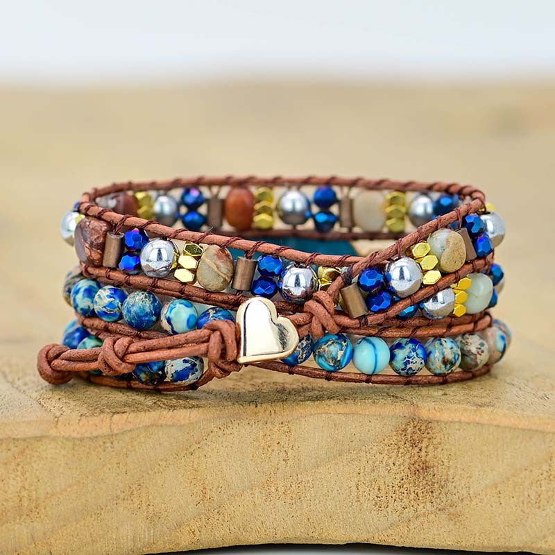 Blue Apatite Protection Bracelet