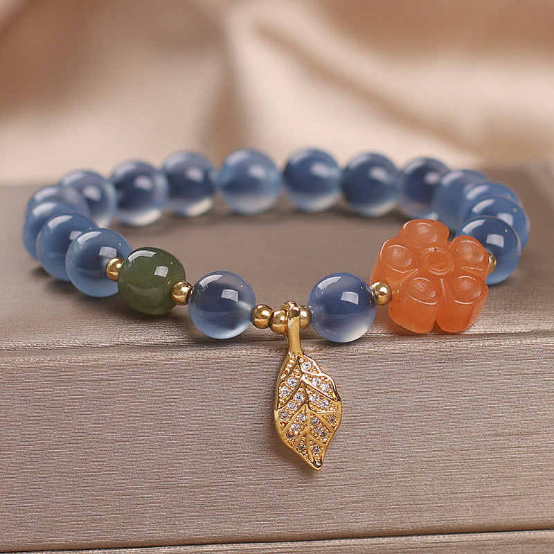 Money Bag • Blue Salt Source Agate Bracelet