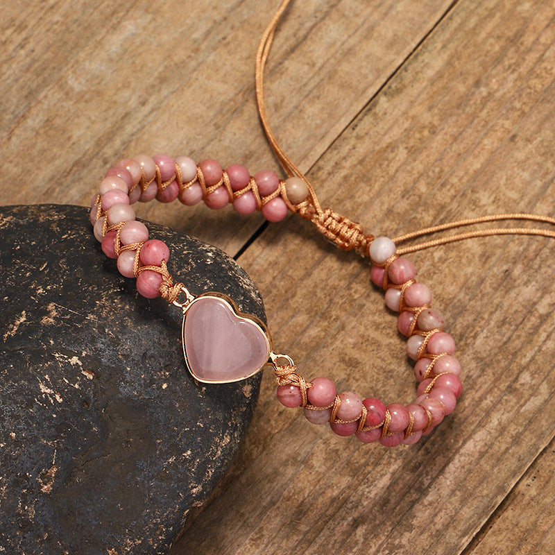 Rhodonite Love Protection Bracelet