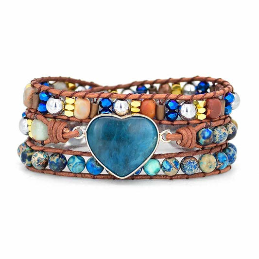 Blue Apatite Protection Bracelet