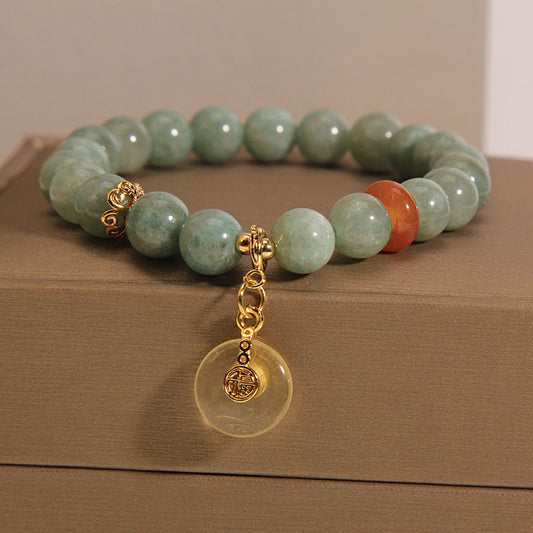 Lucky Clasp • Agate Bracelet
