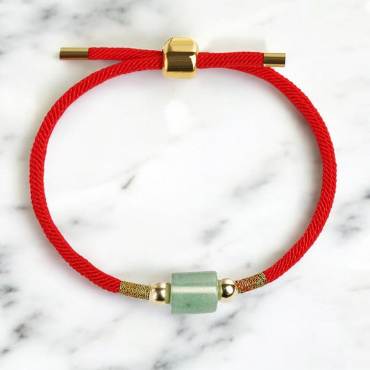 Tibetan Aventurine Beaded String Bracelet