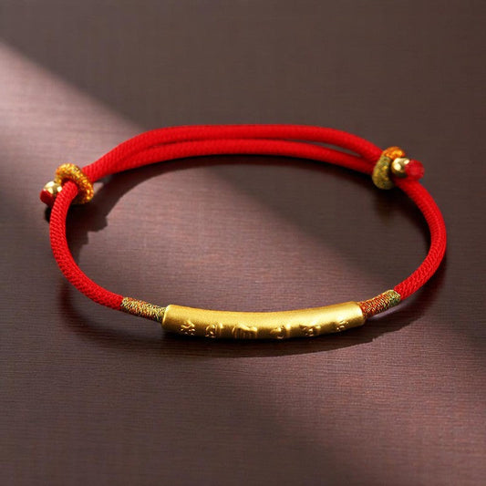 Tibetan Buddhist Red String Bracelet