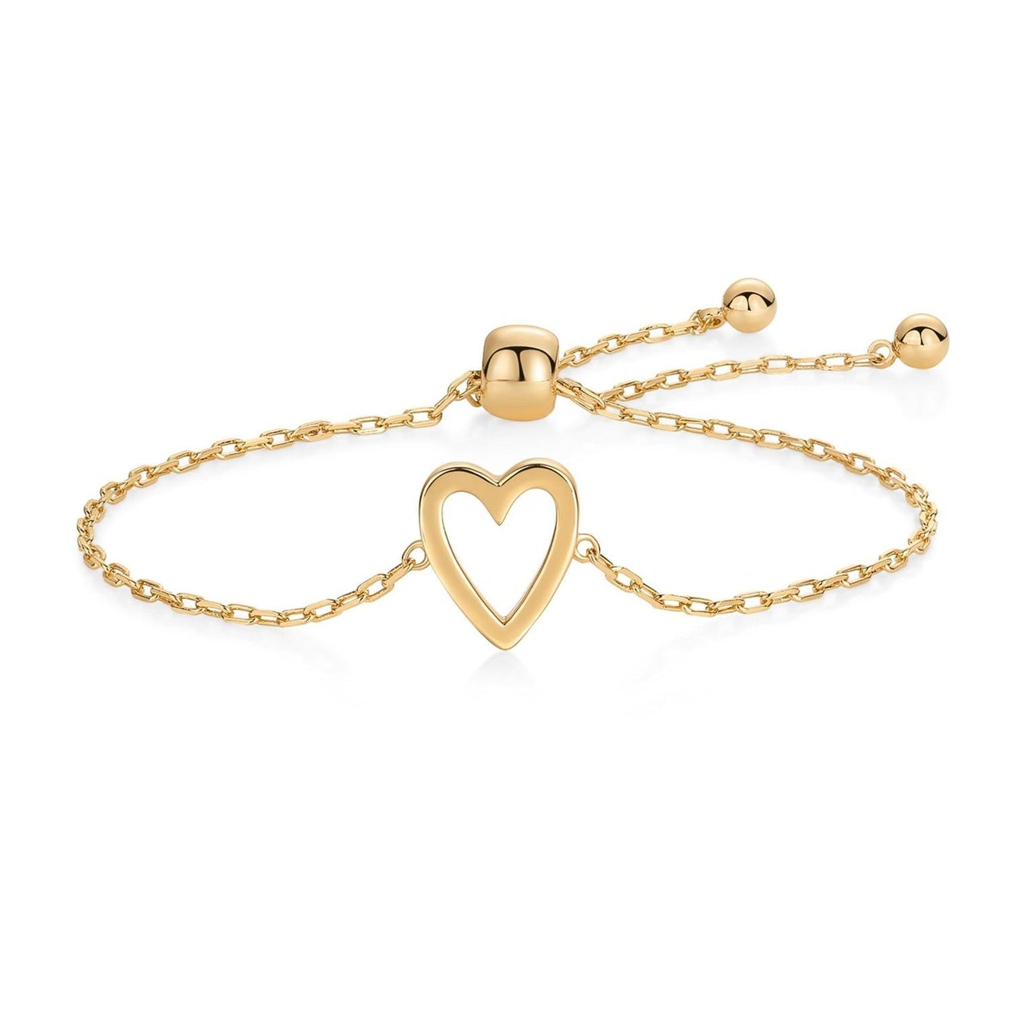 Couple heart bracelet